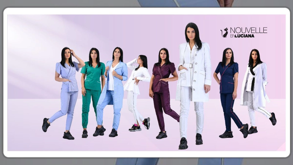 Ea este tânăra care îmbracă medicii din Iași. Luciana Uglea face costume pentru cadrele medicale. „Am început să fac asta de nevoie” – FOTO