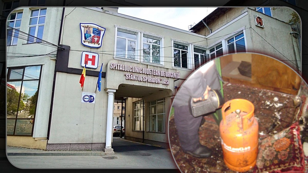 Dezastru după explozia unei butelii. Un tânăr de 36 de ani se luptă între viață și moarte la Spitalul „Sf. Spiridon”: „A avut arsuri pe aproximativ 50 la sută din corp” – FOTO   