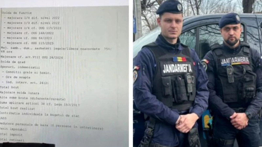 Cât câștigă lunar Alexandru, un jandarm de 23 de ani! Statul îi plătește o parte din rata de la casă!
