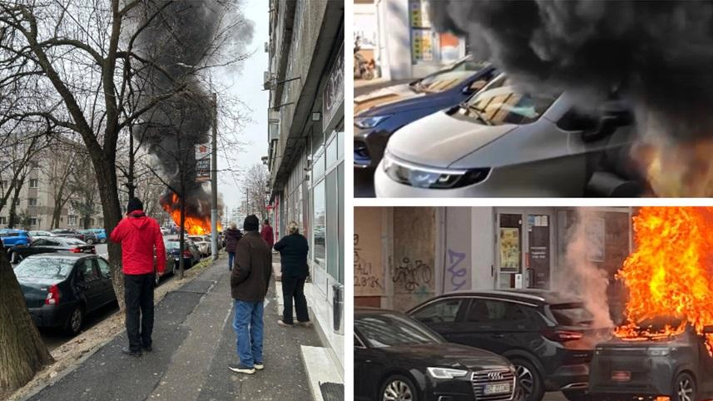Noi detalii despre incendiul mortal din mașina electrică, din Sectorul 6. Aceasta a fost cauza care a împiedicat salvarea victimei