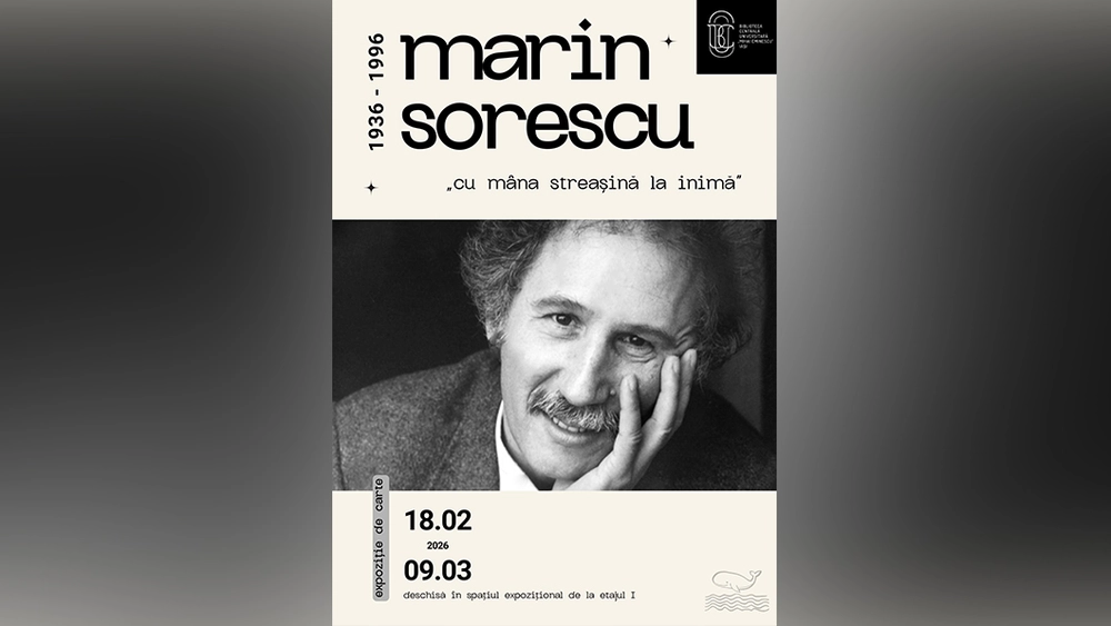 „Cu mâna streaşină la inimă”, expoziție dedicată vieții și operei lui Marin Sorescu (1936–1996)