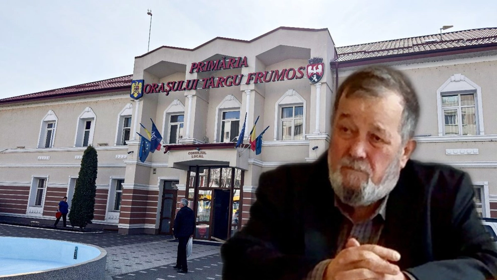 Aceasta este afacerea primarului liberal Neculai Zugravu! Șeful orașului Târgu Frumos vinde caș, lapte și ouă în curtea bisericii!