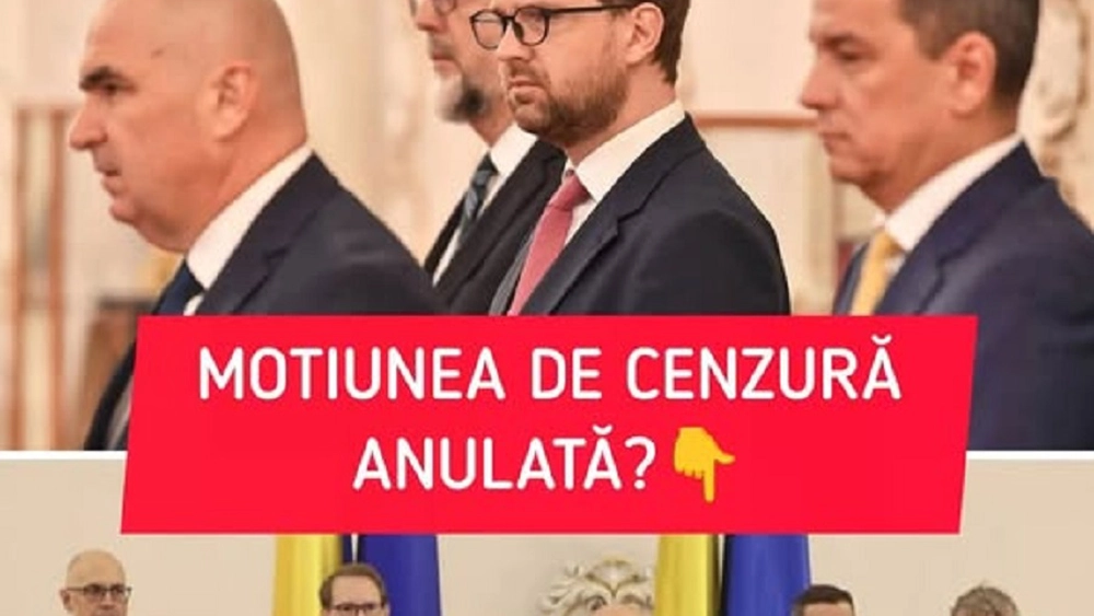 Șoc pe scena politică! Moțiunea de cenzură a fost anulată?