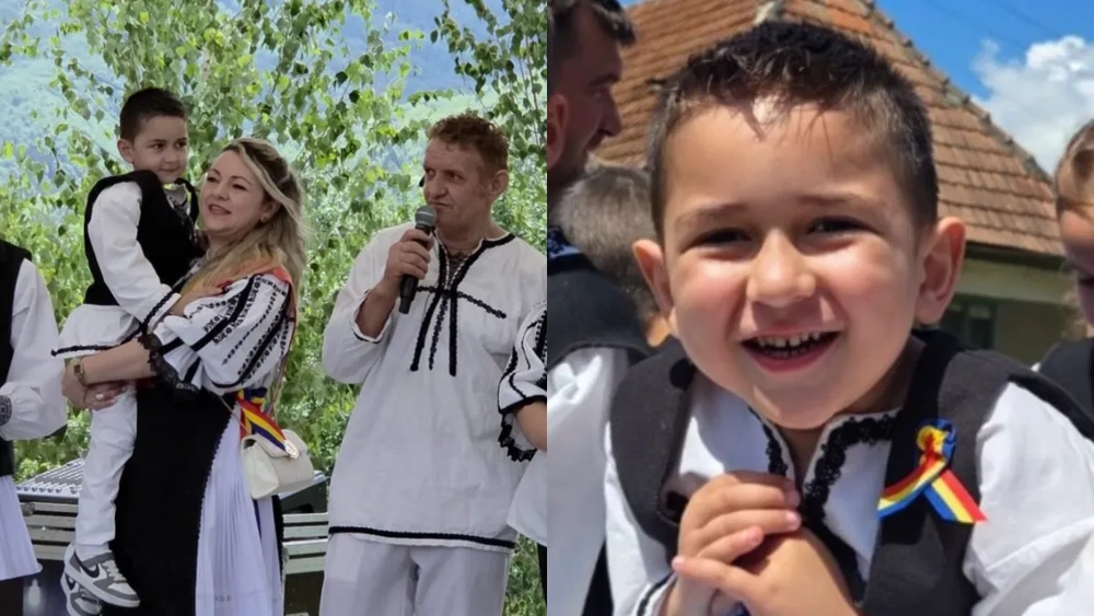Alexandru, copilul găsit după zile de căutări în pădure, a emoționat o comunitate întreagă. Moment special la „Hora de la Rusca”