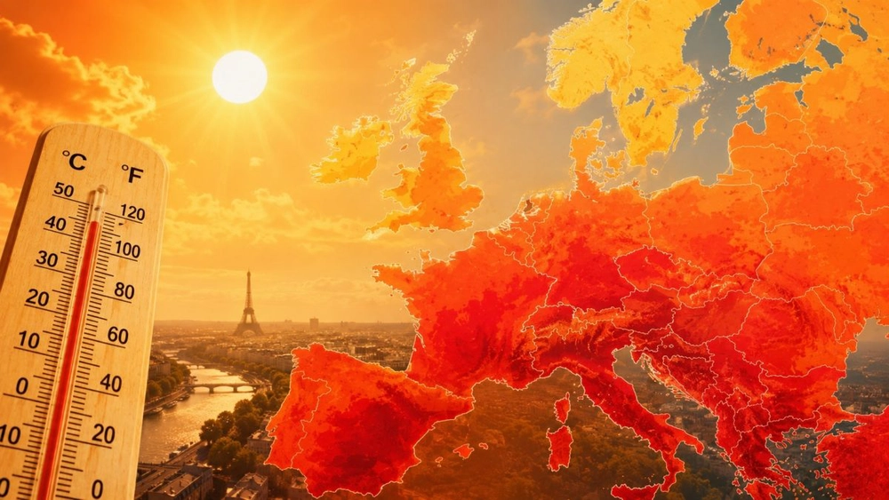 Europa va fi lovită de un nou val de caniculă în luna august. Zonele în care temperaturile pot ajunge la 45 de grade Celsius