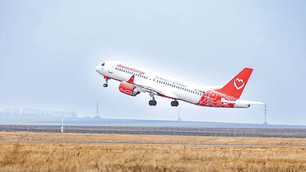 AnimaWings retrage treptat avioanele Airbus A220-300 din operare. Compania avertizează că unele zboruri din octombrie ar putea fi afectate