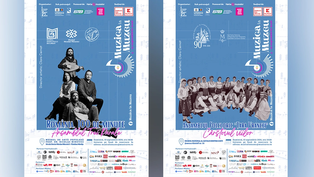 Două evenimente dedicate patrimoniului muzical și tradițiilor românești, pe 13 septembrie, la București