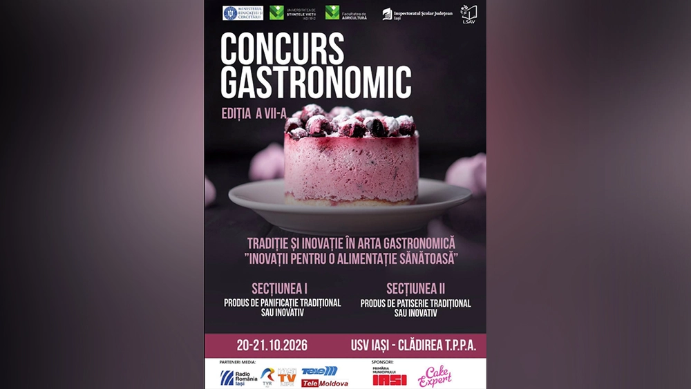USV Iași lansează un concurs de gastronomie tradițională și inovativă pentru tineri
