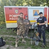 Misiune de asanare pirotehnică în pădurea din Boureni, comuna Motca