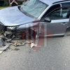 Momentul impactului accidentului din Tudor Vladimirescu – EXCLUSIV