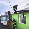 Incendiu în Iași! Flăcările au cuprins o anexă gospodărească