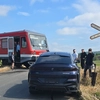 Accident feroviar la Erbiceni! Șoferul unui BMW a vrut să-și testeze bolidul și a fost izbit de tren – UPDATE