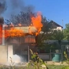 Incendiu în județul Iași! O anexă gospodărească a fost cuprinsă de flăcări