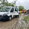 Inundațiile au făcut prăpăd în Potângeni, comuna Movileni. Autoritățile locale au intervenit cu saci cu nisip