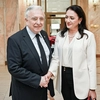 Laura Gherasim, deputat AUR, la o întâlnire importantă cu guvernatorul BNR, Mugur Isărescu