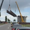 Drumul dintre Iași și București este blocat complet! Imagini spectaculoase cu oamenii lui Umbrărescu pe șantierul autostrăzii A7