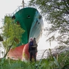 La un pas de dezastru. O navă uriașă a eșuat la 7 metri de dormitorul unui norvegian adormit