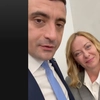 George Simion, întâlnire cu Georgia Meloni și cu Matteo Salvini