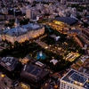 Spectacol Multisenzorial în grădina Palas: tribut Coldplay + Imagine Dragons și expoziție cu planete gigantice
