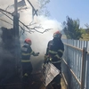 Incendiu în comună Tătăruși. Pompierii intervin
