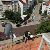 Intervenție pentru asigurarea măsurilor de siguranță: risc de cădere țiglă, comuna Tomești