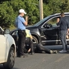 Accident rutier în Bucium! Un motociclist a fost lovit de un autoturism