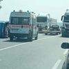 Accident rutier la ieșire din localitatea Sârca. Un autoturism s-a răsturnat