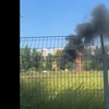 Incendiu la Iași! Un autoturism a luat foc