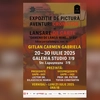 Invitație expoziția de pictură intitulată „Aventuri cromatice” și lansare de carte „Oamenii de lângă mine… și eu” ediție parțial bilingvă, rom. –fr. semnată de artista Carmen-Gabriela Gîtlan, Galeria de Artă „Studio 7/9” a U.A.P.R. Filiala Iași