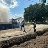 Incendiu în Popricani! O autoutilitară a luat foc