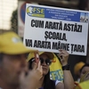 Criză în Educație! Profesorii protestează la Cotroceni împotriva austerității Guvernului