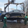 Polițiștii locali primesc încă o autospecială pentru ridicarea mașinilor din oraș! Zilnic sunt preluate zeci de autoturisme de pe străzi