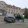 Accident rutier în Iași! Un autoturism a intrat în coliziune cu un tramvai