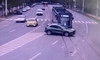 Momentul impactului accidentului din capăt CUG