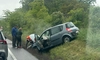 Accident rutier pe Drumul European, în dreptul localității Strunga. Un autoturism a ieșit în decor
