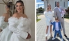 Cât costă rochia purtată de Daniela Sterp la botezul fiicei sale. Soția lui Culiță Sterp a întors toate privirile