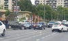 Accident rutier în municipiul Iași! Două autoturisme au intrat în coliziune. În urma impactului, unul dintre autovehicule s-a răsturnat pe cupolă, revenind ulterior pe roți