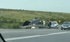 Accident rutier in localitatea Strunga. O mașină s-a răsturnat în afara carosabilului