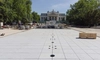 Lucrările de modernizare a parcului din fața Teatrului Național „Vasile Alecsandri” se apropie de final. Primăria Iași vrea să finalizeze proiectul vara aceasta
