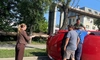 Accident rutier în municipiul Iași! O mașină s-a răsturnat