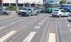 Accident rutier în Tudor Vladimirescu. Circulația tramvaielor a fost blocată temporar