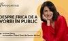 Irina Olariu, co-fondator Clubul Tineri de Succes din Iași, despre frica de a vorbi în public