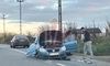Accident rutier la Iași! Coliziune între două autoturisme la Sârca