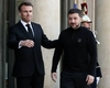 Emmanuel Macron l-a primit pe Volodimir Zelenski, înaintea summitului