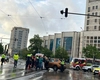 Accident rutier în Podul Roș! Traficul este îngreunat