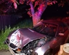 El este tânărul care s-a înfipt cu BMW-ul în copac, la Iași. Florin a fost găsit inconștient, iar acum se zbate între viață și moarte, din cauza vitezei