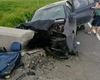 Accident rutier în localitatea Balș! O mașina a intrat într-un cap de pod