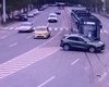 Momentul impactului accidentului din capăt CUG