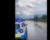 Atenție în trafic! Drumuri acoperite de apă în Iași