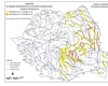 Avertizare de Inundații: Cod Galben și Cod Portocaliu în mai multe județe până pe 27 Mai